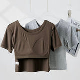 Tank Top With In-Built Bra [Pack of 4]